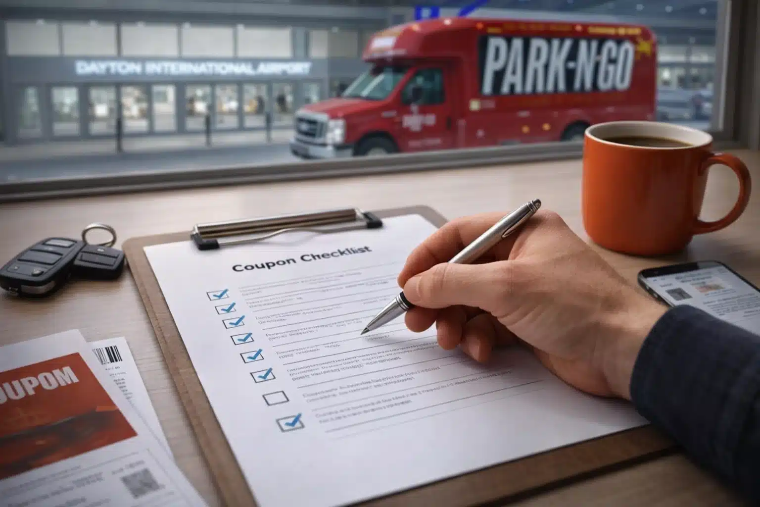 The Dayton International Airport Parking Coupon Checklist